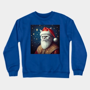 Santa Cat Crewneck Sweatshirt